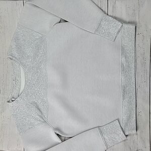 Athleta Gray Fuse Colorblock Scuba Sweatshirt Size XL